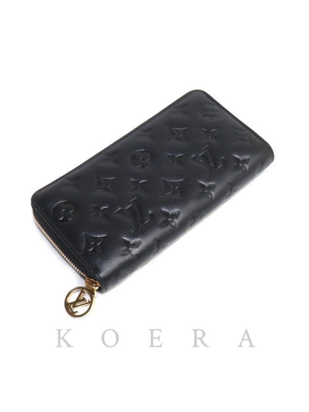 Louis Vuitton Zippy Wallet Monogram Embossed Noir